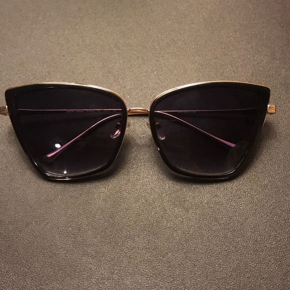Miu Miu Accessories - Miu Miu sunglasses cat eye black gold